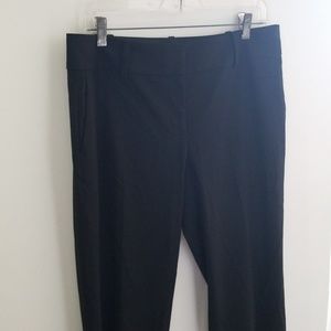 Ann Taylor black straight leg slacks